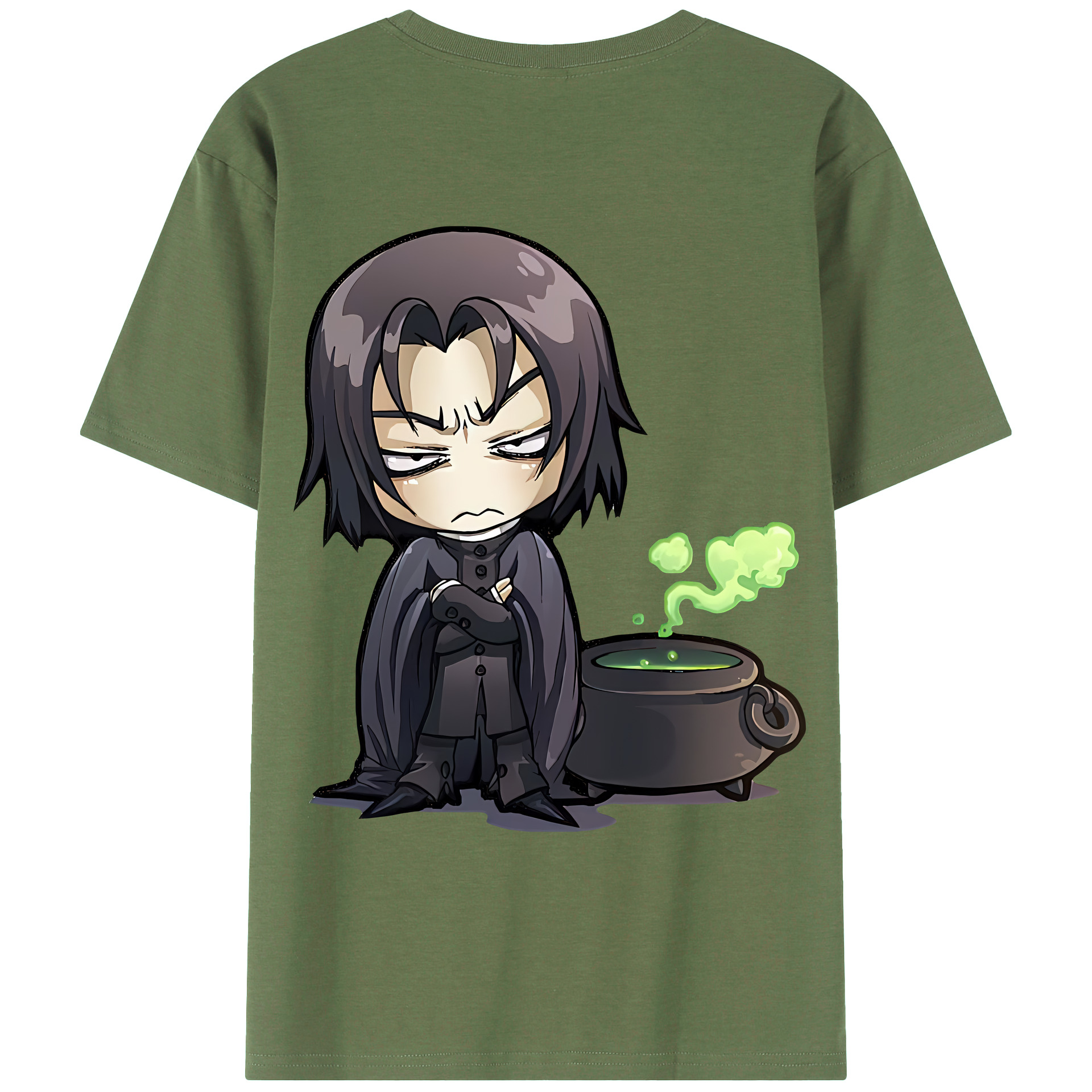 （画像用） Harry Potter ハリー・ポッターシリーズ 綿100％ メンズ半袖Tシャツ（バックプリント） 通気性
